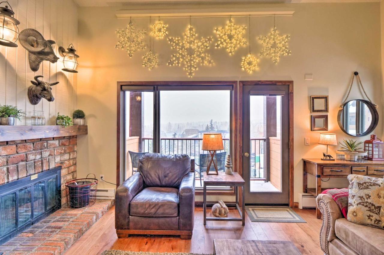 Cozy Breckenridge Condo At Base Of Peak 9! Экстерьер фото
